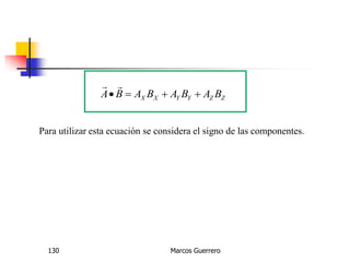 Marcos Guerrero130
ZZYYXX BABABABA 

Para utilizar esta ecuación se considera el signo de las componentes.
 