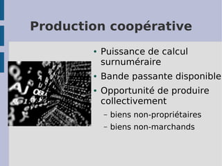 Vectorialisme et production coopérative