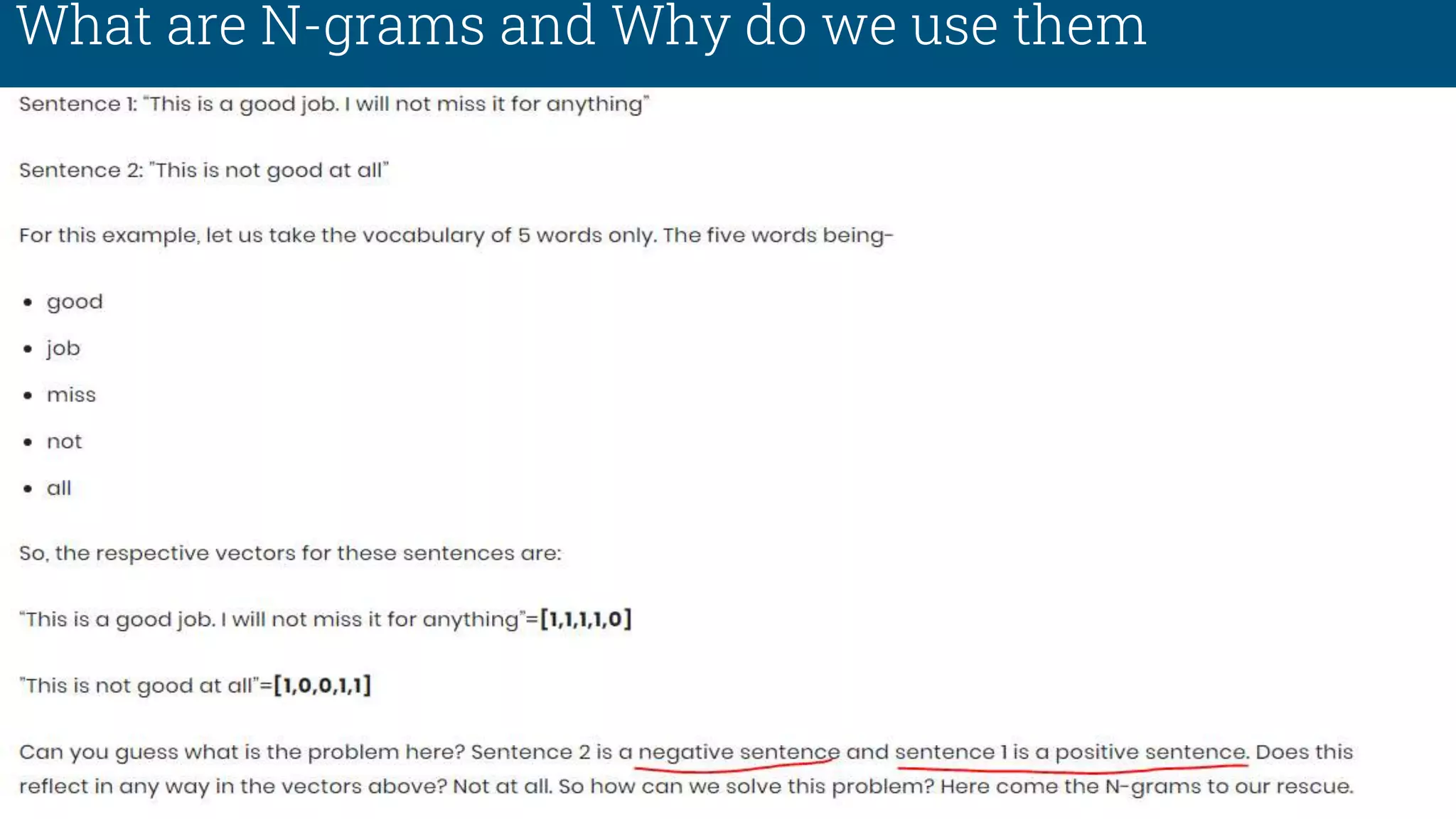 What are N-grams and Why do we use them
 