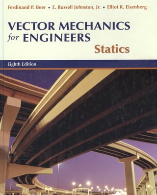 Vector mechanics for engineers   statics -  beer and johnston 8th edition