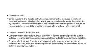Instantaneous mean vector, degree of Instantaneous mean vector ...