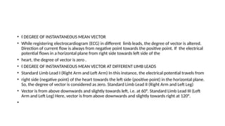 Instantaneous mean vector, degree of Instantaneous mean vector ...