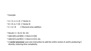 Vector processor in computer architecture | PPTX