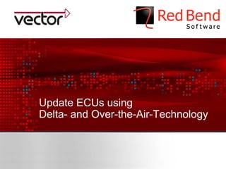 © 2014 Red Bend Software
Vector Informatik GmbH
Update ECUs using
Delta- and Over-the-Air-Technology
 