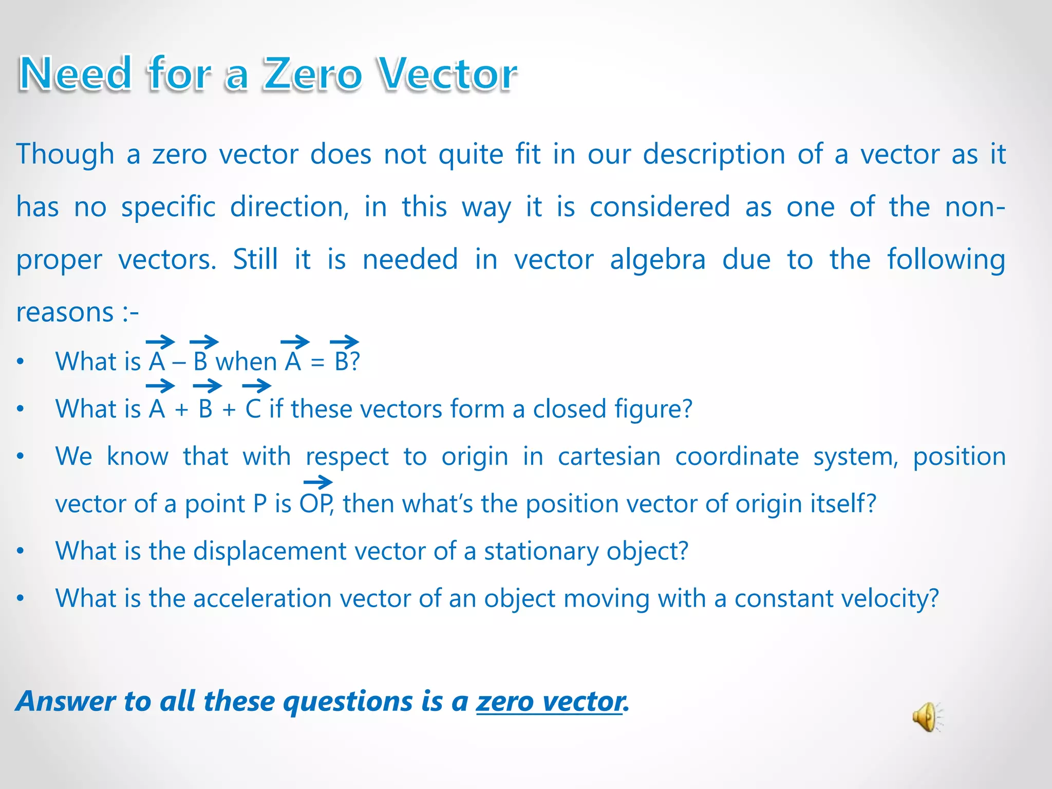 Vectors - A Basic Study | PPSX