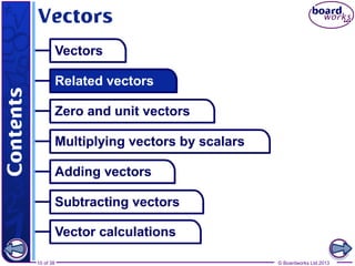 Vectors | PPTX
