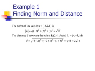 Normalabstand 3d Vector Formula Vectors mod-1-part-1 | PPTX