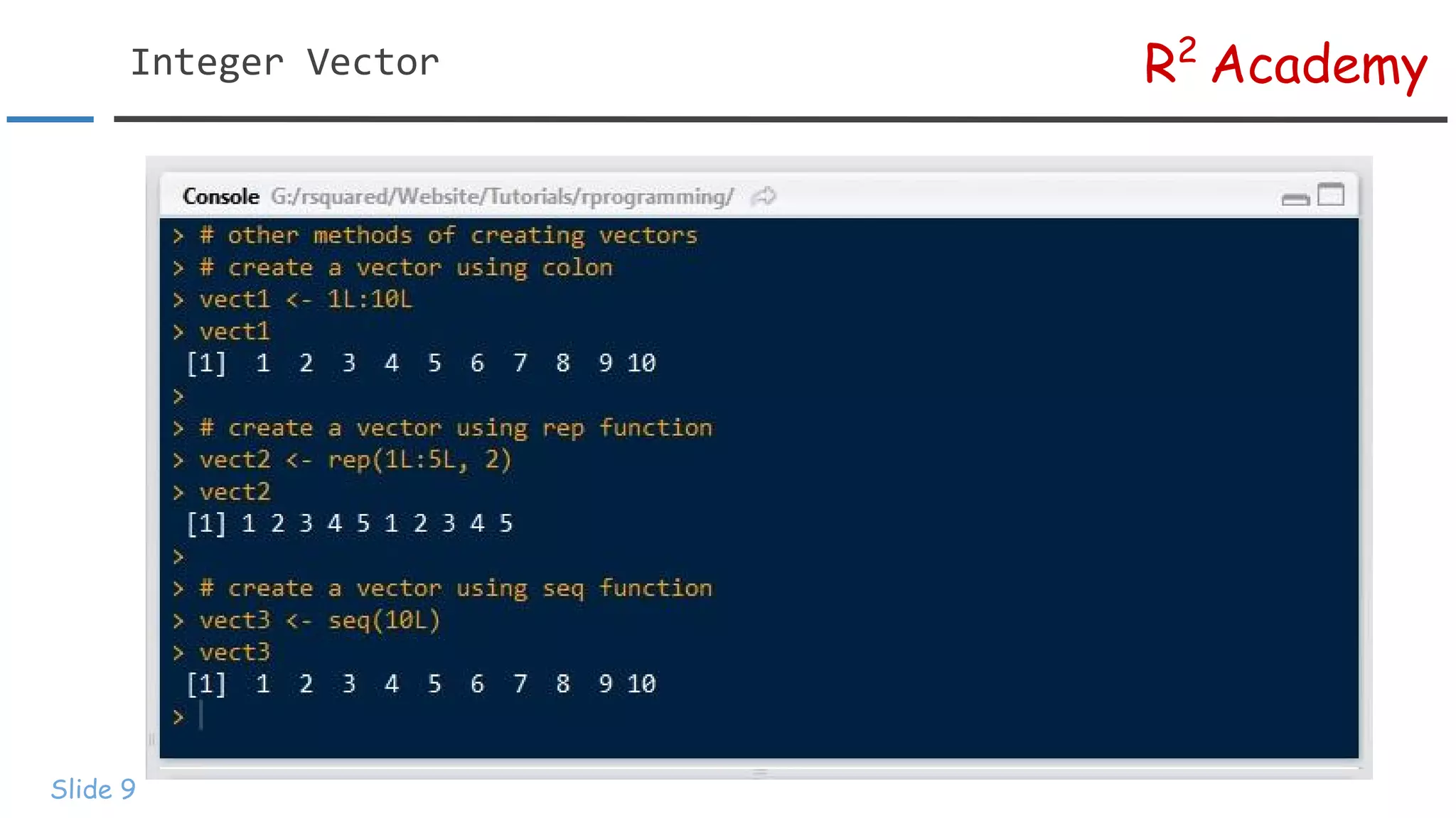 R Programming: Introduction to Vectors | PDF