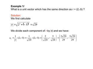 Vectors Vectors Vectors Vectors Vectors1.ppt