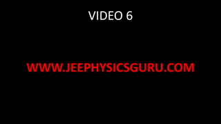 VIDEO 6 WWW.JEEPHYSICSGURU.COM 