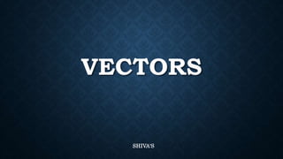 VECTORS 
SHIVA'S 
 