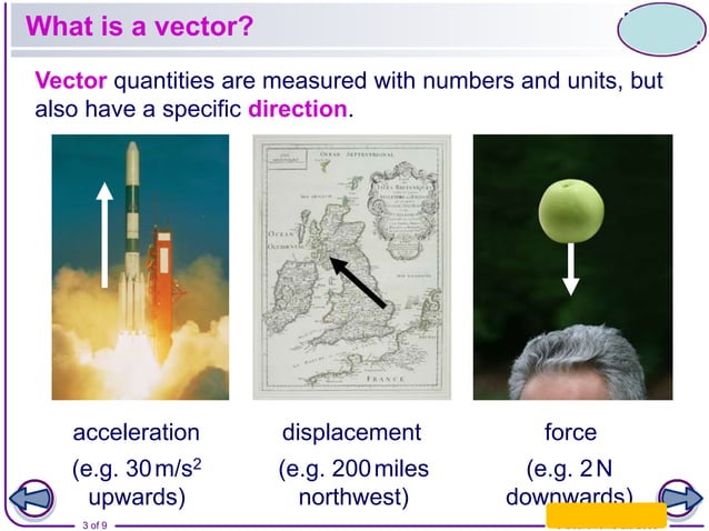 Vectors and Scalars- 3 Edited Secondary.ppt | Physics | Science