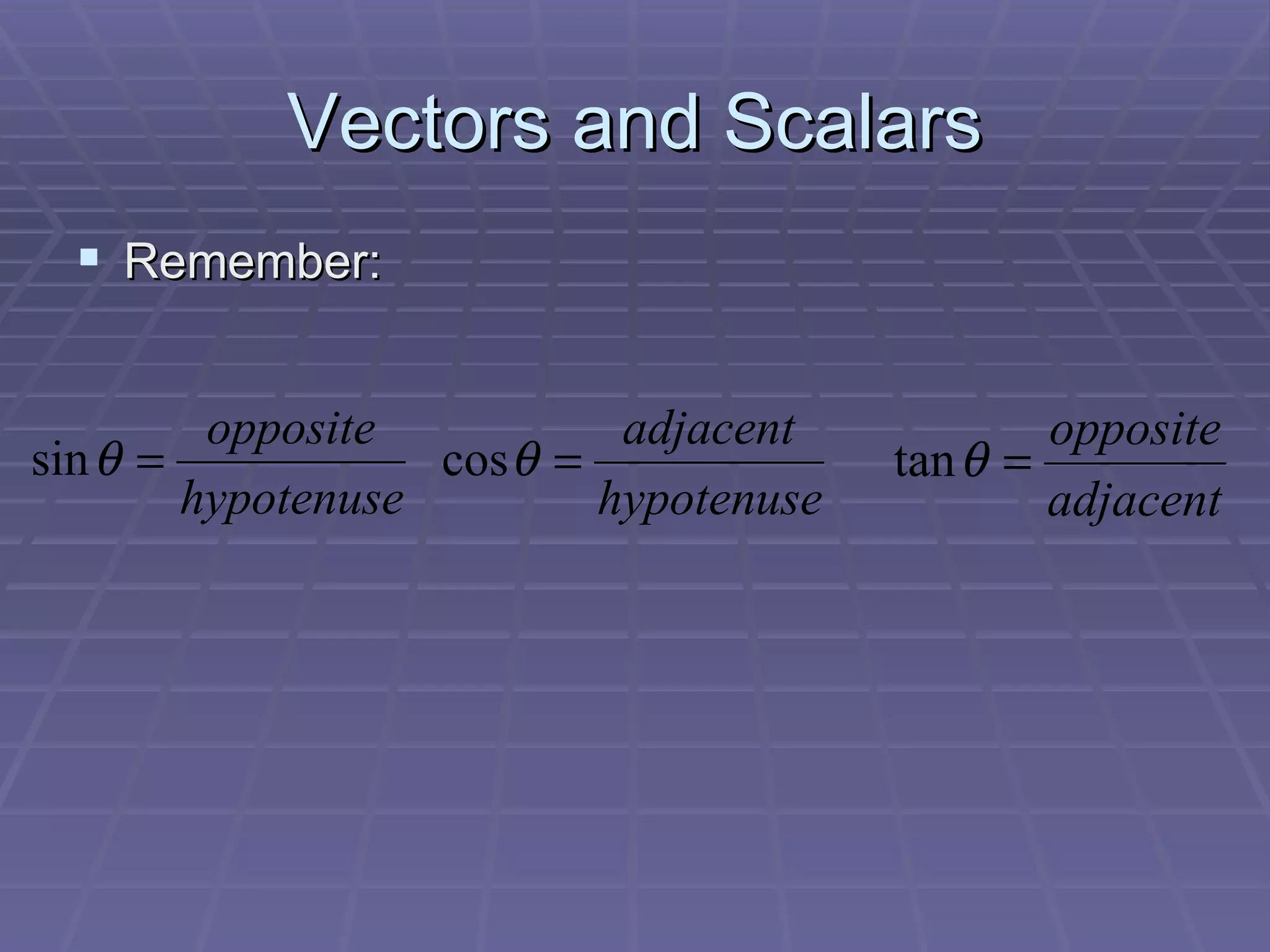 Vectors And Scalars And Kinematics | PPT | Physics | Science
