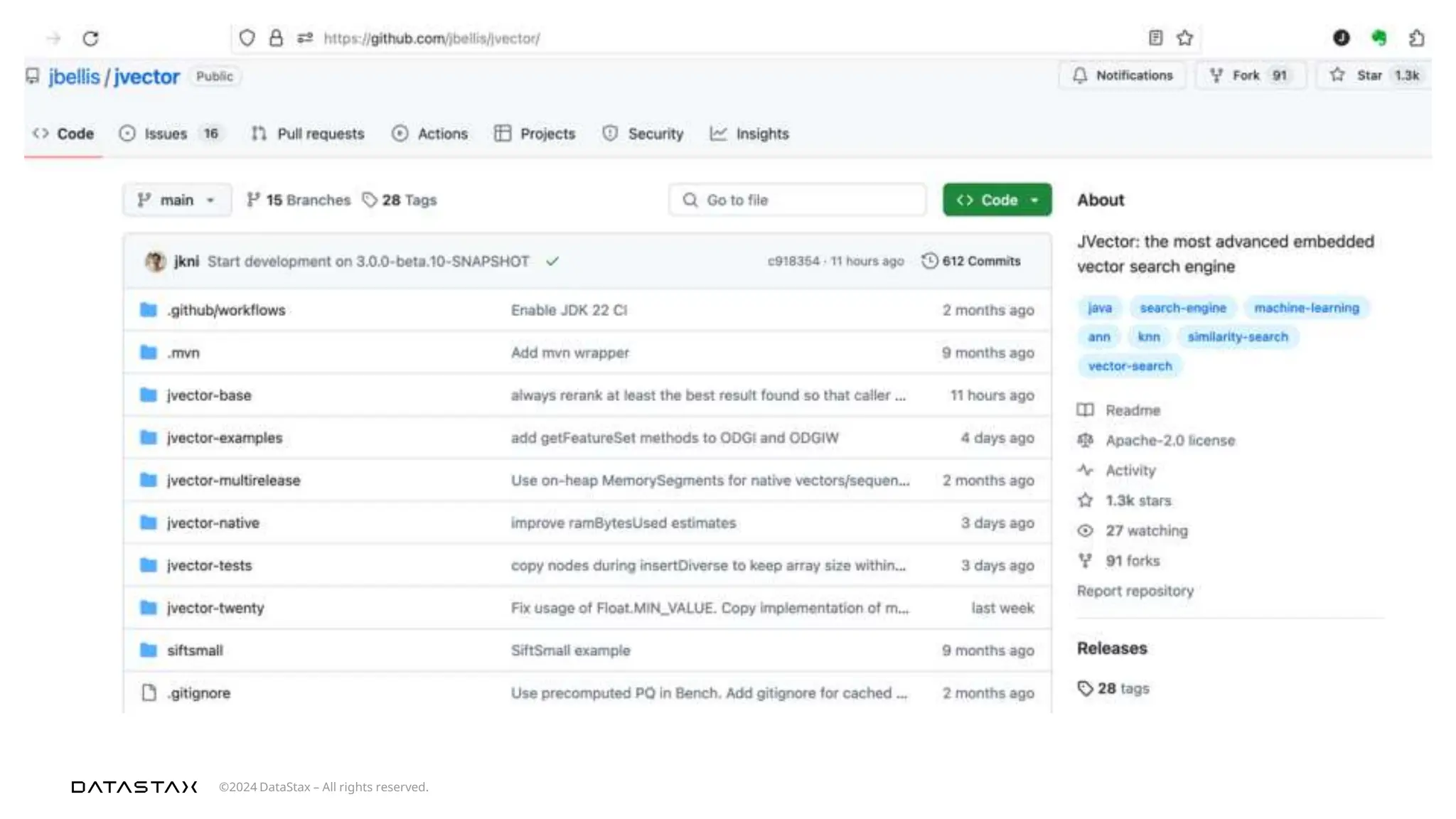 ©2024 DataStax – All rights reserved.
 
