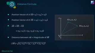 Class 12 vector notes jee mains and advance | PDF