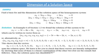 29
Dimension of a Solution Space
EXAMPLE
Dr A K TIWARI
 