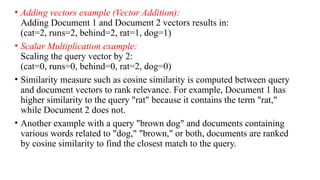Vector Space Modelin Information Storage and Retrieval .pptx