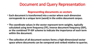Vector Space Modelin Information Storage and Retrieval .pptx