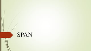 SPAN
 