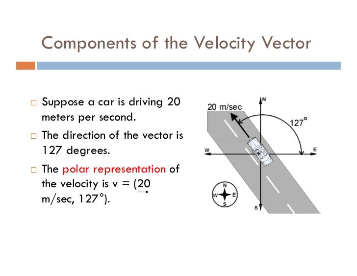 Vectors projectile motion