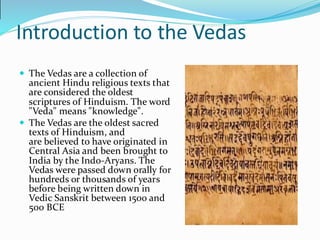 Comprehensive Exploration of the Vedas: Ancient Hindu Scriptures and ...