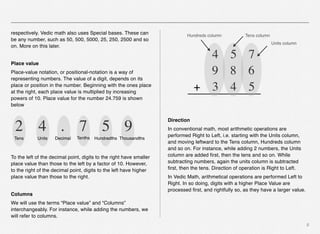 Vedic addition | PDF
