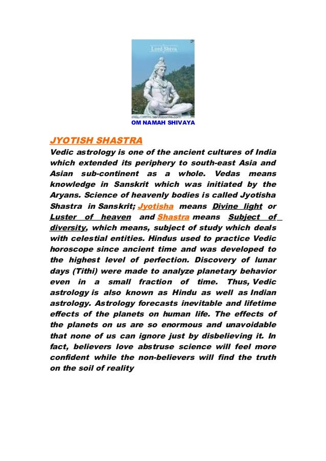 What is mahadasha in vedic astrology