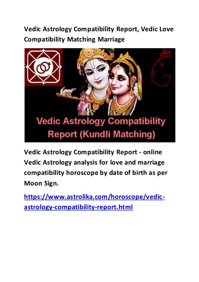 Matching vedic horoscope Horoscope Matching: