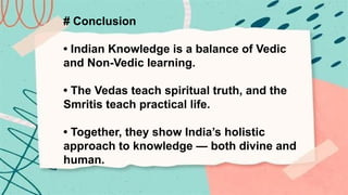 Vedic knowledge of i.k.s. ppt made by mitrajsinh Chudasama^ (1).pptx