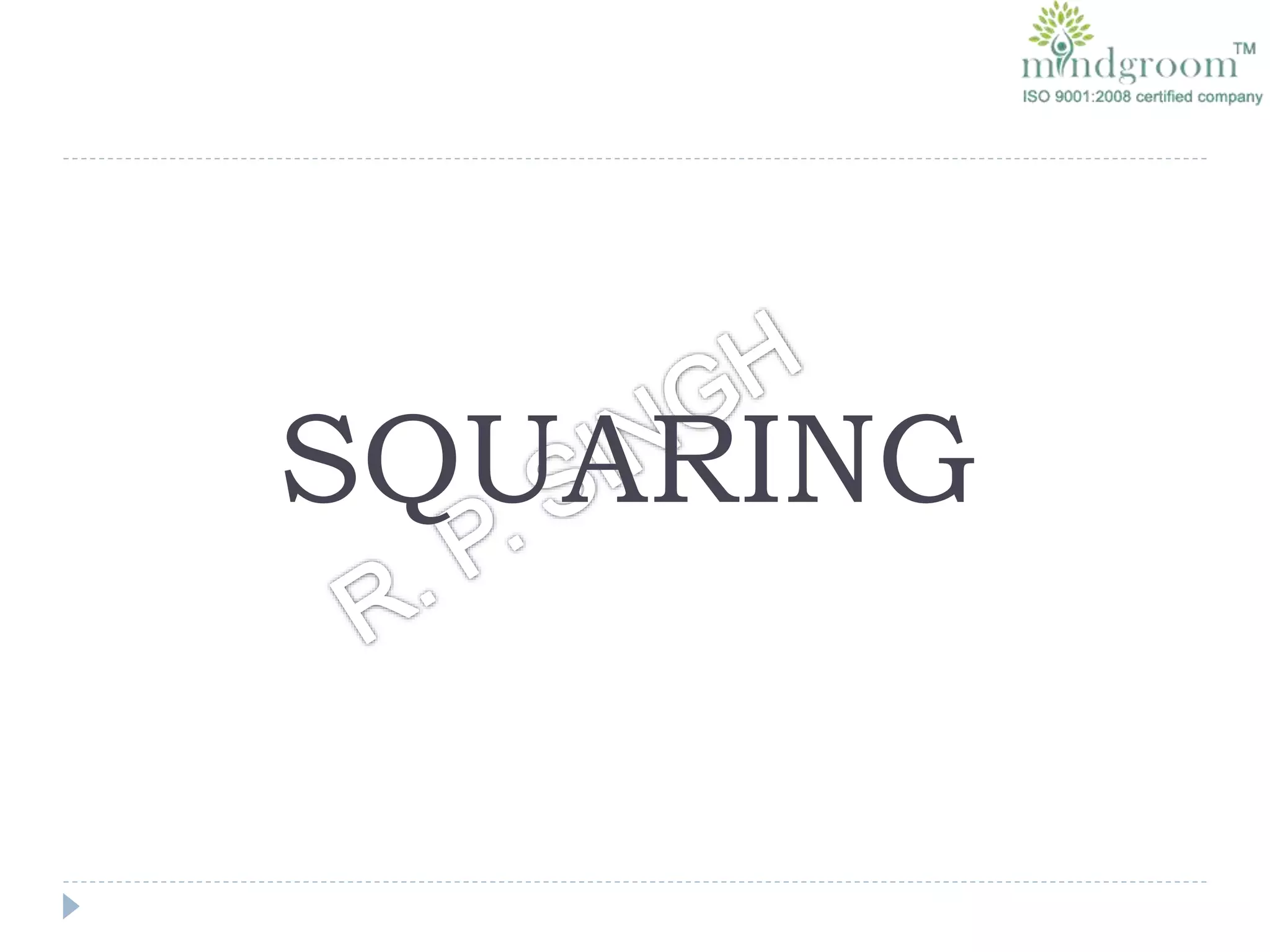 SQUARING
 