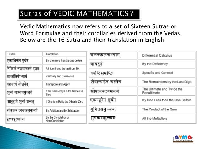 16 Sutras Of Vedic Maths Pdf 16 Sutras Of Vedic Maths Pdf