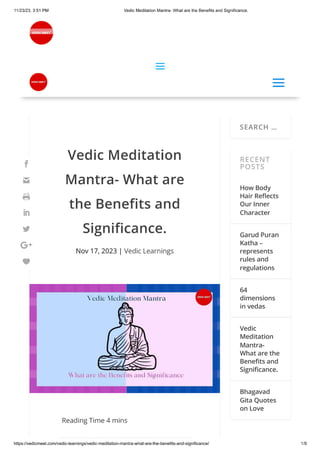 vedic meditation mantra.pdf