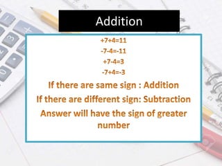 Addition
 