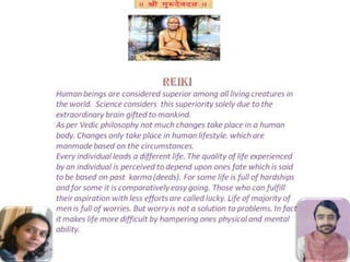 Vedic reiki and meditation by balkrishnamaharaj