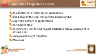 Natural treatment for Digestive Disease and Digestive Disorders - Apnakarma