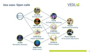 22
Use case: Open calls
 