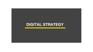 DIGITAL STRATEGY
 