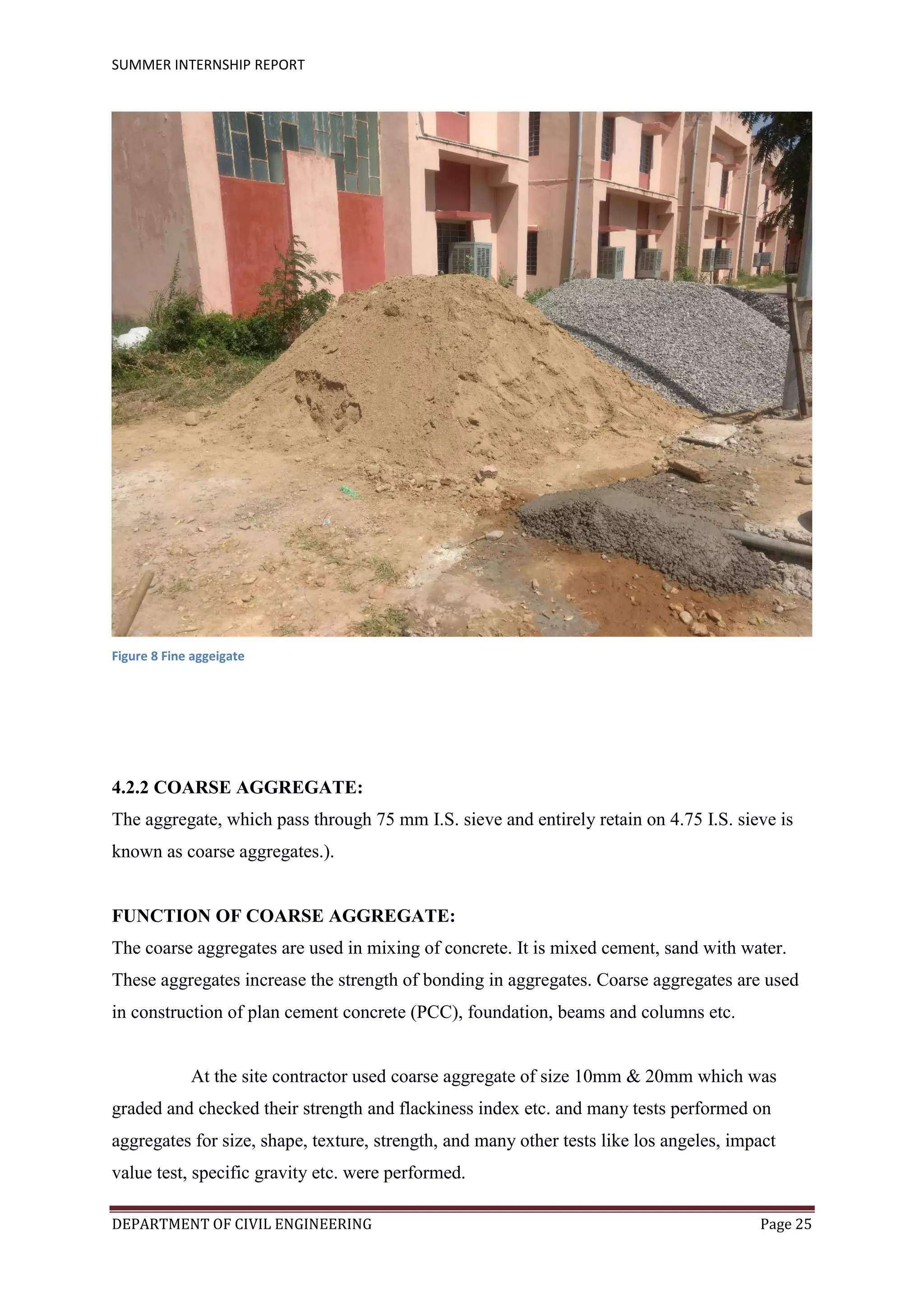 SUMMER TRAINING REPORT ON BUILDING CONSTRUCTION | PDF