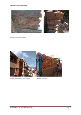 First Class Brick Report.pdf SUMMER TRAINING REPORT ON BUILDING CONSTRUCTION | PDF