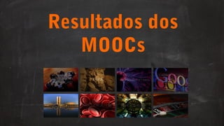 Resultados dos
MOOCs
 