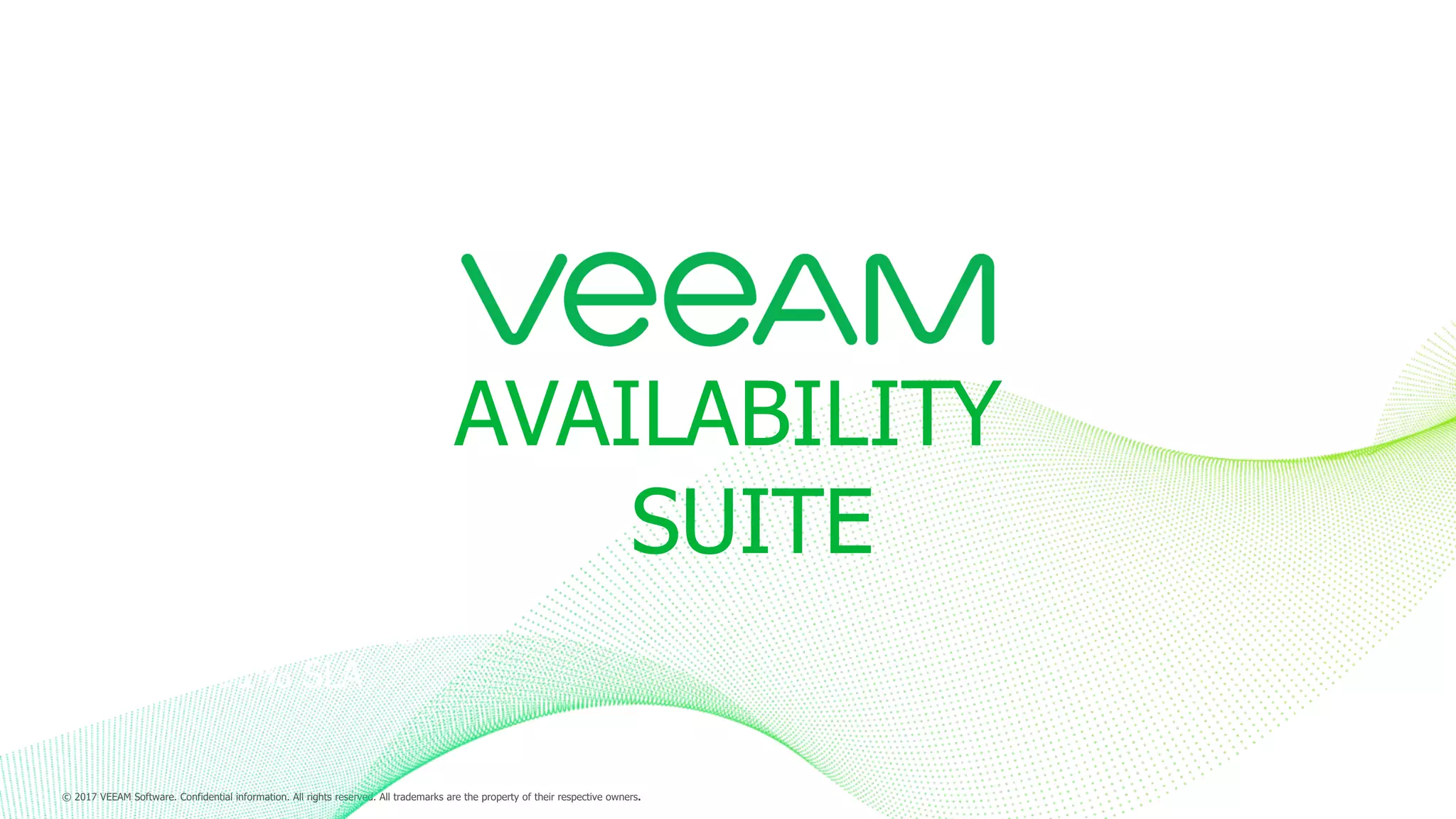 Non-Stop
Business Continuity
2.5 x less Failures
3 x more Speed
91% SLA
AVAILABILITY
SUITE
 