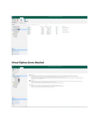 Virtual VSphres Server Attached
 