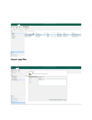 Veeam copy files
 