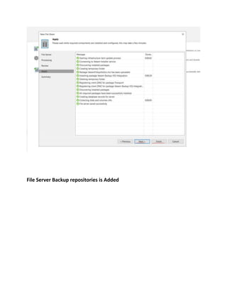 File Server Backup repositories is Added
 