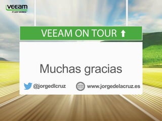 Veeam On Tour Madrid - Modern Data Center