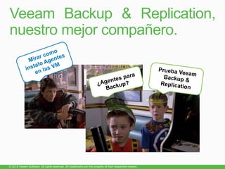 Veeam Backup & Replication,
nuestro mejor compañero.
 