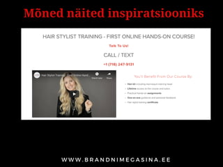 Mõned näited inspiratsiooniks
 