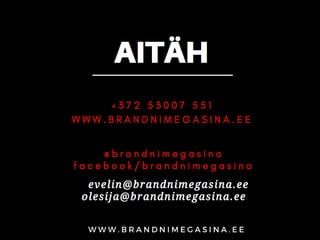 Veebikoolitus:Sissejuhatus persoonibrändingusse