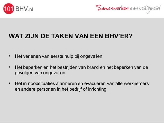 Veelgestelde BHV vragen