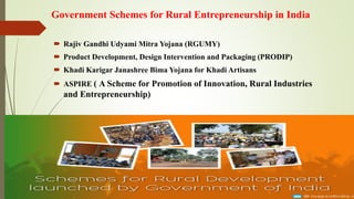 Prospects and challenges of rural entrepreneurship in india | PDF